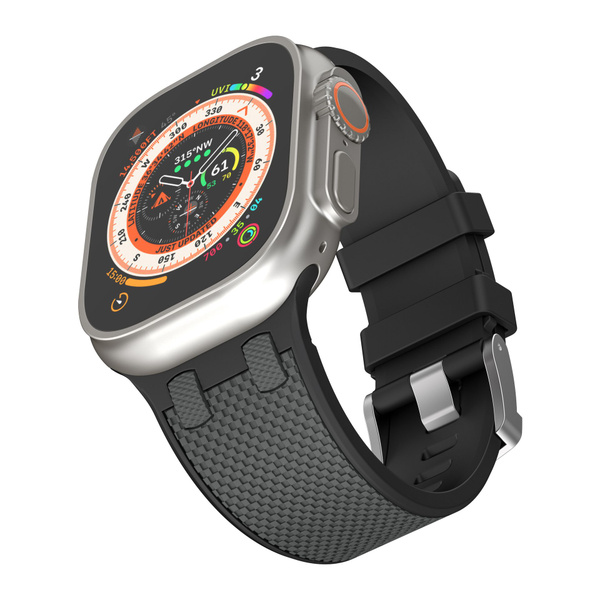 Двухцветный силиконовый ремешок для Apple Watch Ultra 2 49mm, iWatch ...