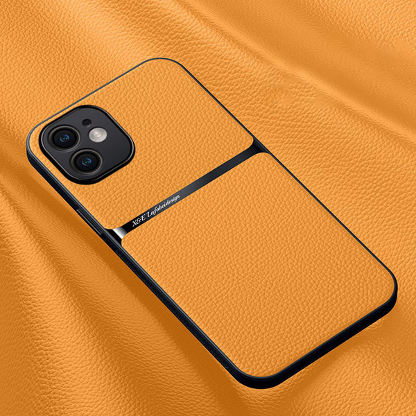Кожаный чехол для iPhone 11,Магнитная ударопрочная задняя крышка на ...