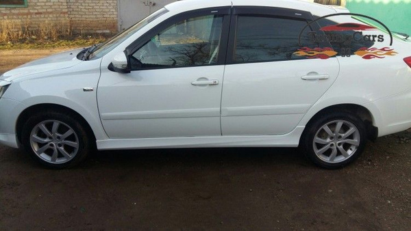 Пороги "Спорт стиль" на Лада Гранта, Гранта FL, Калина 2, Datsun Mi-Do ...