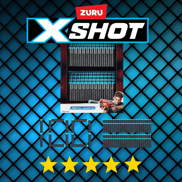 Патроны ZURU 100 шт. ZURU X-Shot 100 шт патроны икс шот зуру серый 7 см ...