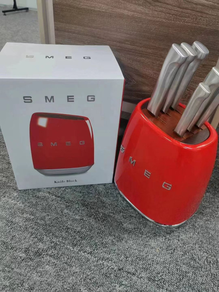 Набор кухонных ножей Smeg, Нержавеющая сталь купить по низкой цене с ...