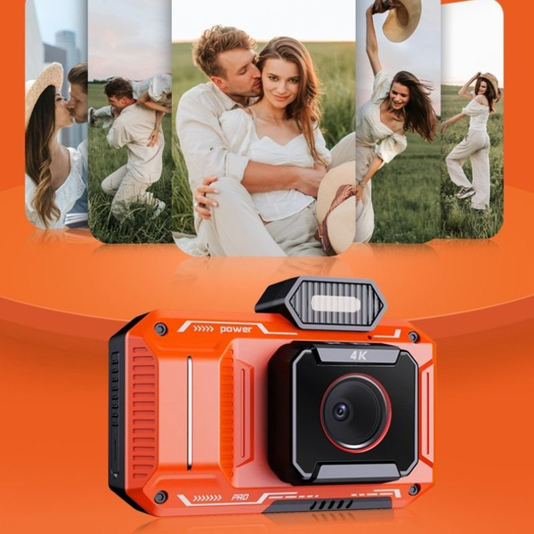Компактный фотоаппарат фотоаппарат,студент,ccd,4K HD,ретро,ВИДЕОБЛОГ ...