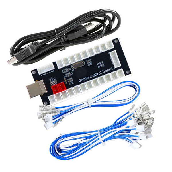 Комплект аркадного джойика USB-кодер Чип платы управления играми для ПК ...