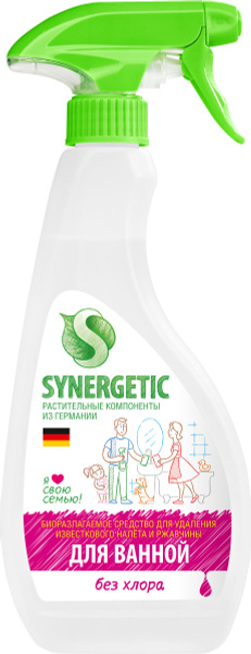 Универсальное чистящее средство для сантехники SYNERGETIC Кислотное ...
