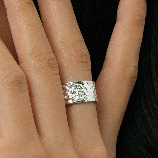 FLY jewelry Кольцо серебро 925 женское широкое - купить с доставкой по ...