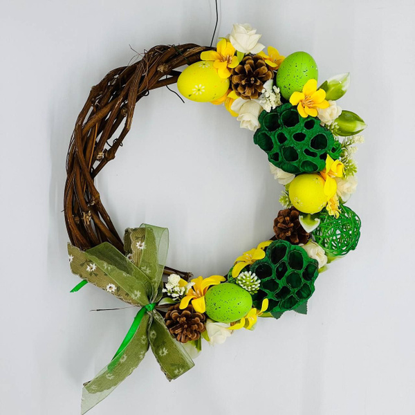 Купить Искусственные цветы на Пасху, венок пасхальный по выгодной цене ...