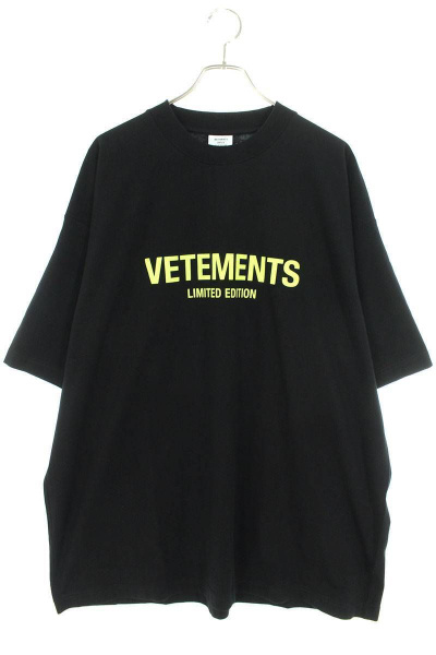 Футболка Vetements, размер 52, цвет черный - купить по выгодной цене в ...