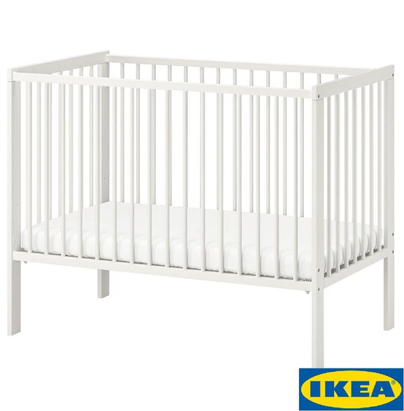 Кроватка детская, белый 60x120 см. IKEA GULLIVER ГУЛЛИВЕР - купить с ...