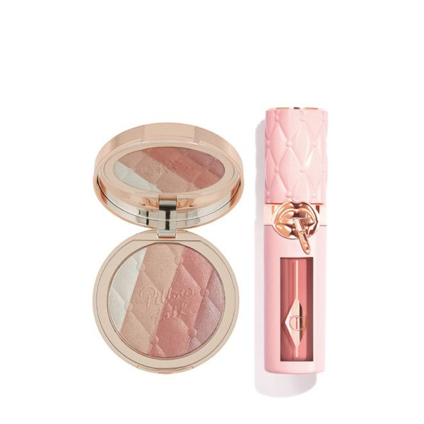 Сharlotte Tilbury Хайлайтер и блеск для губ Pillow Talk Plump & Multi ...