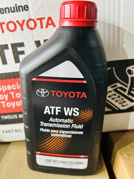 Масло трансмиссионное синтетическое Toyota "ATF WS" , USA. 946 ml ...