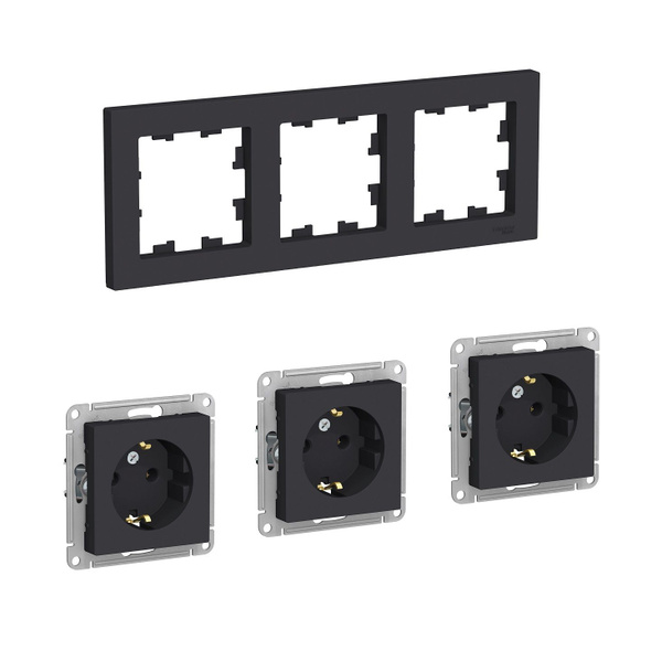 Systeme (Schneider) Electric ATLASDESIGN РОЗЕТКА с заземлением, 16А ...