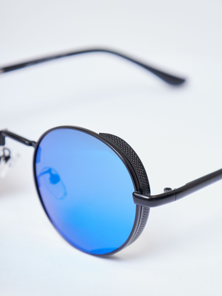 Синие солнцезащитные очки с синими стеклами POLARIZED Тишейды + футляр ...