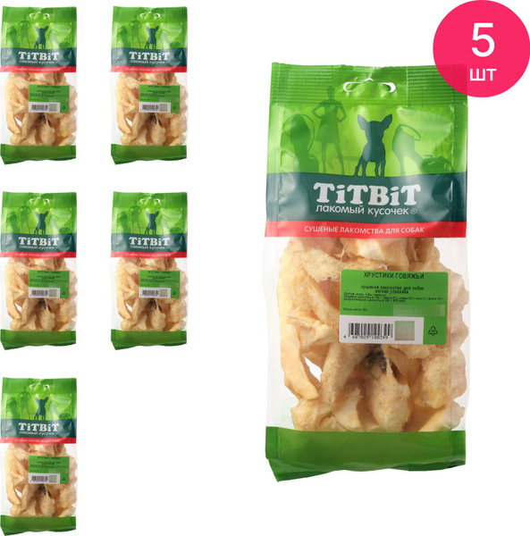 Лакомство для собак Titbit / Титбит Хрустики говяжьи для животных ...