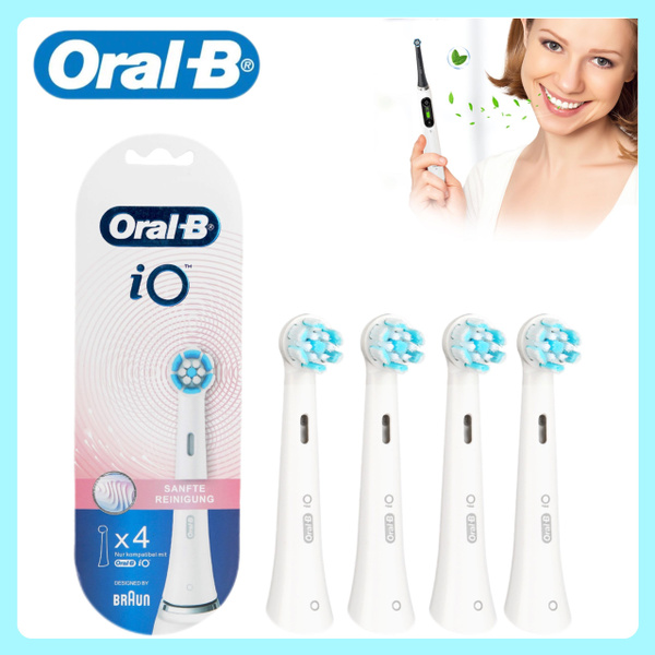 Насадки Braun Oral-B iO Ultimate Clean White, 4 шт - купить с доставкой ...