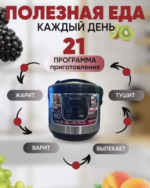 Мультиварка-скороварка REDMOND rmc 21 - купить по доступным ценам в ...
