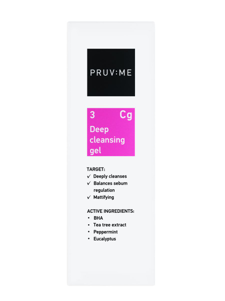 PRUV:ME Cg 3 Deep cleansing gel Гель для умывания глубоко очищающий ...