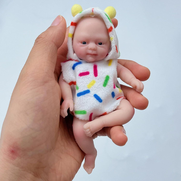 Силиконовая кукла возрождения для мальчика всего тела Micro MYREBABY ...
