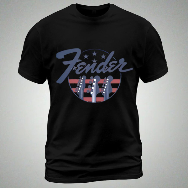 Футболка Fender, размер 52, цвет черный, 100% Хлопок - купить по ...