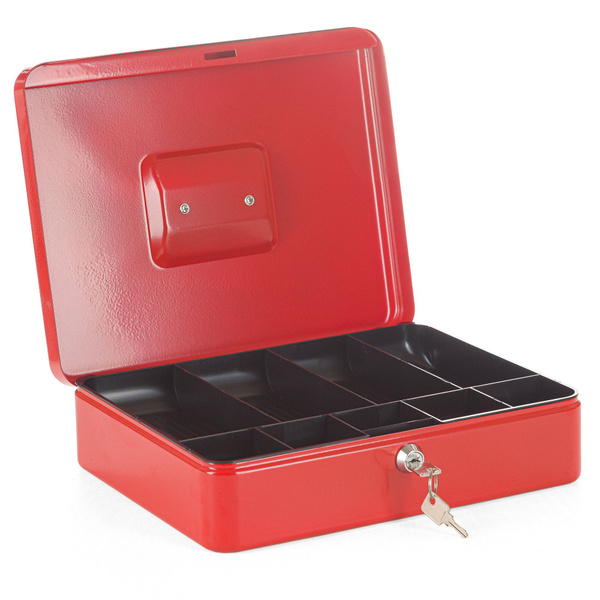 Ящик / сейф для денег SAFEBURG Keeper-30 Red Gloss, металлический ...
