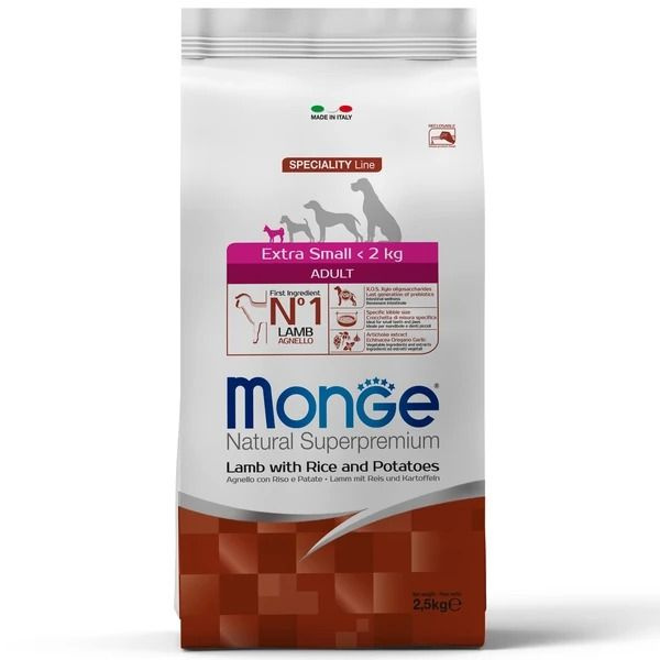 Сухой корм Monge Dog Speciality Extra Small Монж для собак миниатюрных ...