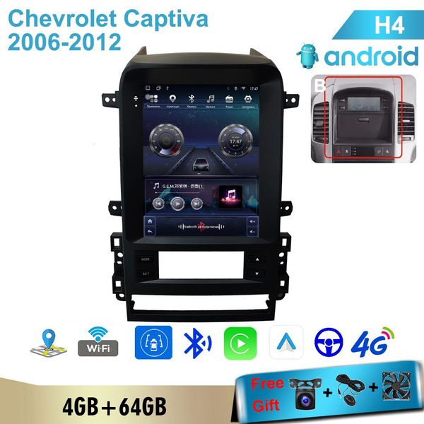 Штатная магнитола 2 дин Андроид Тесла Стиль Экран T4 4+64Гб Шевроле ...