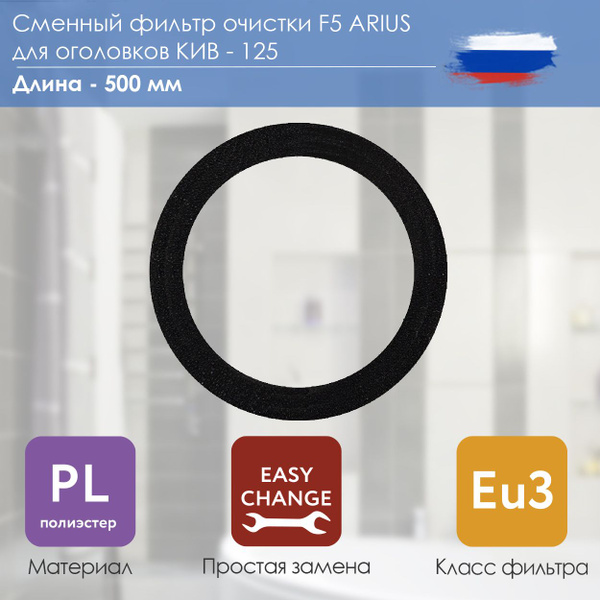 Сменный фильтр ARIUS GU3 (EU3) для клапанов КИВ-125/Супер КИВ-125 ...