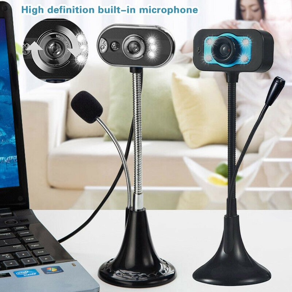 USB HD LED Веб-Камера MIC BT Веб-Камера С Микрофоном Для Компьютера ПК ...