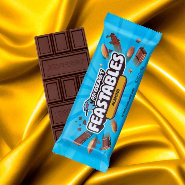 Feastables Almond Chocolate Шоколад Mr. Beast (Шоколад Мистера Биста ...