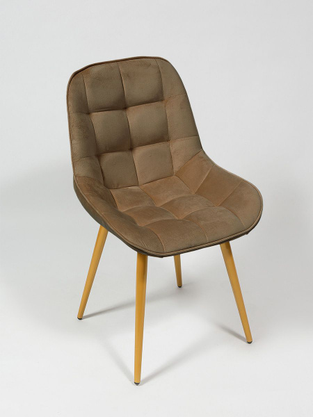 Masscomplekt Стул стул Блэкберри круглые ножки золото, 1 шт. - купить с ...