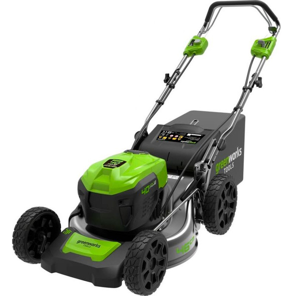 Аккумуляторная газонокосилка Greenworks GD40LM46SP, - купить по ...