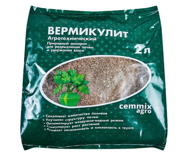 Вермикулит агротехнический CEMMIX 2 литра - купить по низкой цене в ...
