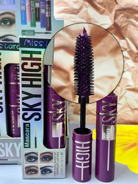 Тушь для ресниц фиолетовая цветная Miss Lara Sky High Mascara - купить ...