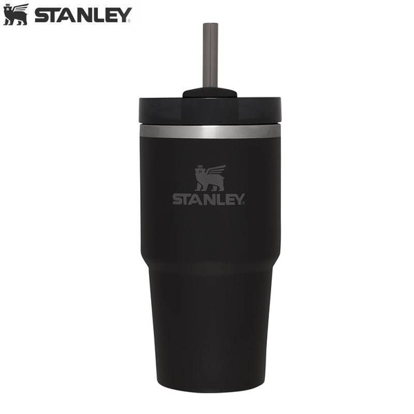 Термокружка Stanley Quencher H2.0 с трубочкой 0,591L чёрная - купить с ...