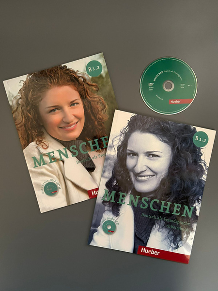 Menschen B1.2 Комплект: Kursbuch+Arbeitsbuch+Диск - купить с доставкой