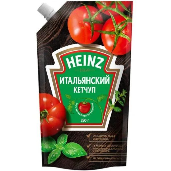 Heinz Кетчуп, Итальянский, 320 гр. - купить с доставкой по выгодным ...
