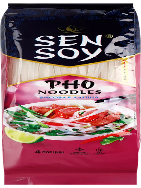 Лапша рисовая SEN SOY Premium Fo-Kho, 200г - купить с доставкой по ...