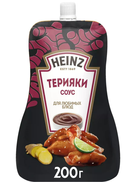 Соус соевый HEINZ Терияки, 200г - купить с доставкой по выгодным ценам ...