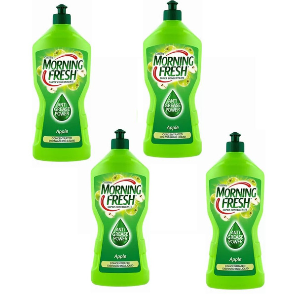 Средство для мытья посуды Morning Fresh Sensitive Apple, 4 шт по 450 мл ...