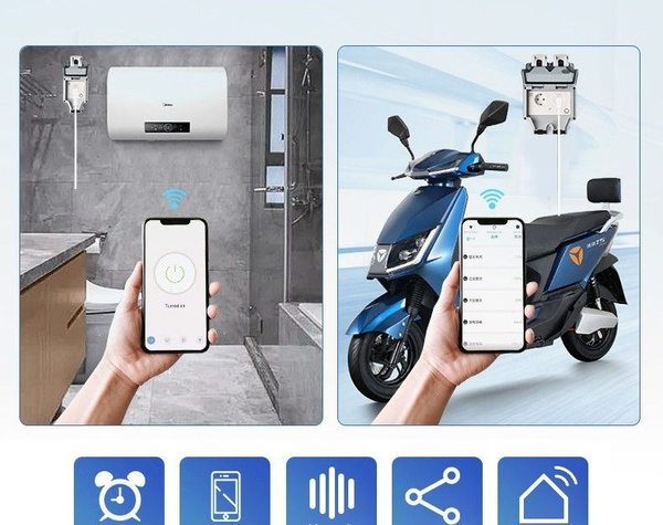 Wi-Fi умная Smart розетка уличная, IP66, 16А влагостойкая, наружной ...