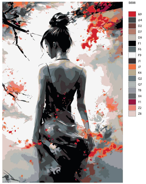 Картина по номерам BRUSHES-PAINTS "Самурай" S-698 50x70 см - купить с ...