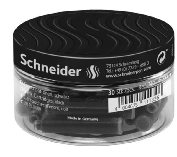 Набор 30 шт. - Картриджи чернильные Schneider черный, контейнер купить ...