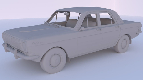 ГАЗ-24-01 сборная модель в масштабе 1:72 купить на OZON по низкой цене ...