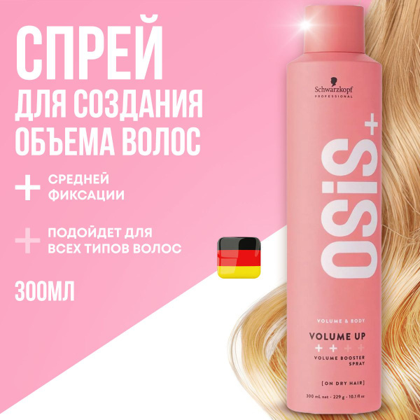 Schwarzkopf Professional Текстурирующий спрей для волос Osis+ 2 Volume ...
