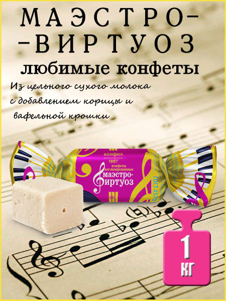 Вопросы и ответы о Конфеты шоколадные Маэстро-виртуоз без глазури,1 кг ...