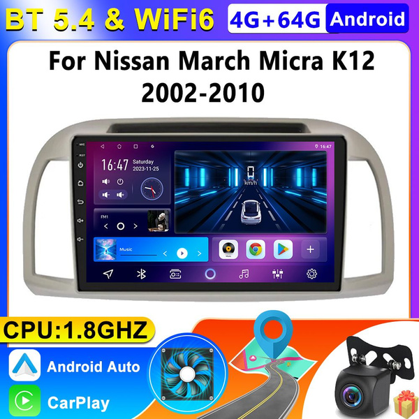 Магнитола Android 4-64Гб для Nissan March K12 (2002-2010 ...