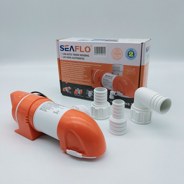 Помпа трюмная SeaFlo 1100 GPH (4140 л/час) 12 вольт электрическая для ...