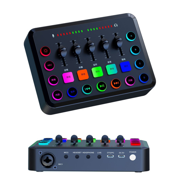 Микшер, Аудиомикшер, Mixer для XLR микрофона, Цвет - Черный - купить с ...