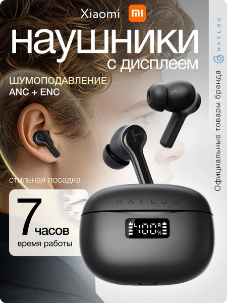Наушники Вкладыши Xiaomi Беспроводные Moripods ANC - купить по ...