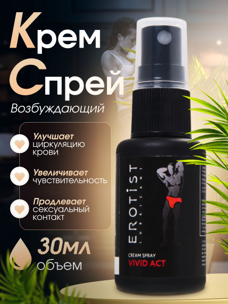 Возбуждающий спрей VIVID ACT виагра Erotist (пролонгатор ...