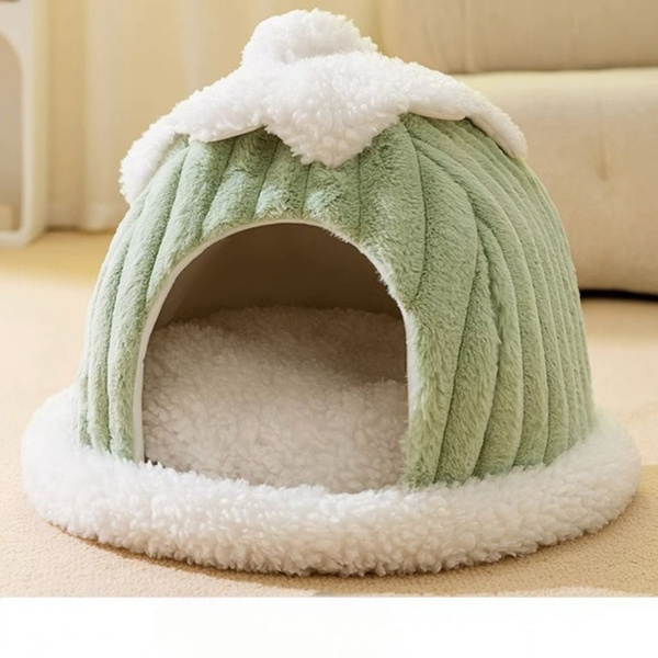 Кошачье гнездо "Тыква" S-зеленое Гнездо для животных - купить с ...